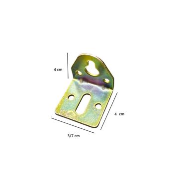 تصویر گونیا ام دی اف (MDF) چهار پیچ بزرگ ورق 2 میل ماهر یراق